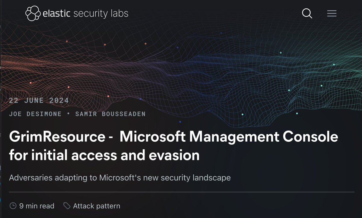 cyb3rops's tweet image. CyberSec Trends Q4/24🔮

⬆️EDR killers (vulnerable drivers)
⬆️Auxiliary execution files .lnk .msc .rdp
⬆️Abuse of legit remote access tools
⬆️Token/cloud API abuse
⬆️ADCS exploitation
⬆️Fake CAPTCHAs: copy&amp;amp;paste PowerShell
⬆️TA using systems out of EDR scope for persistence
