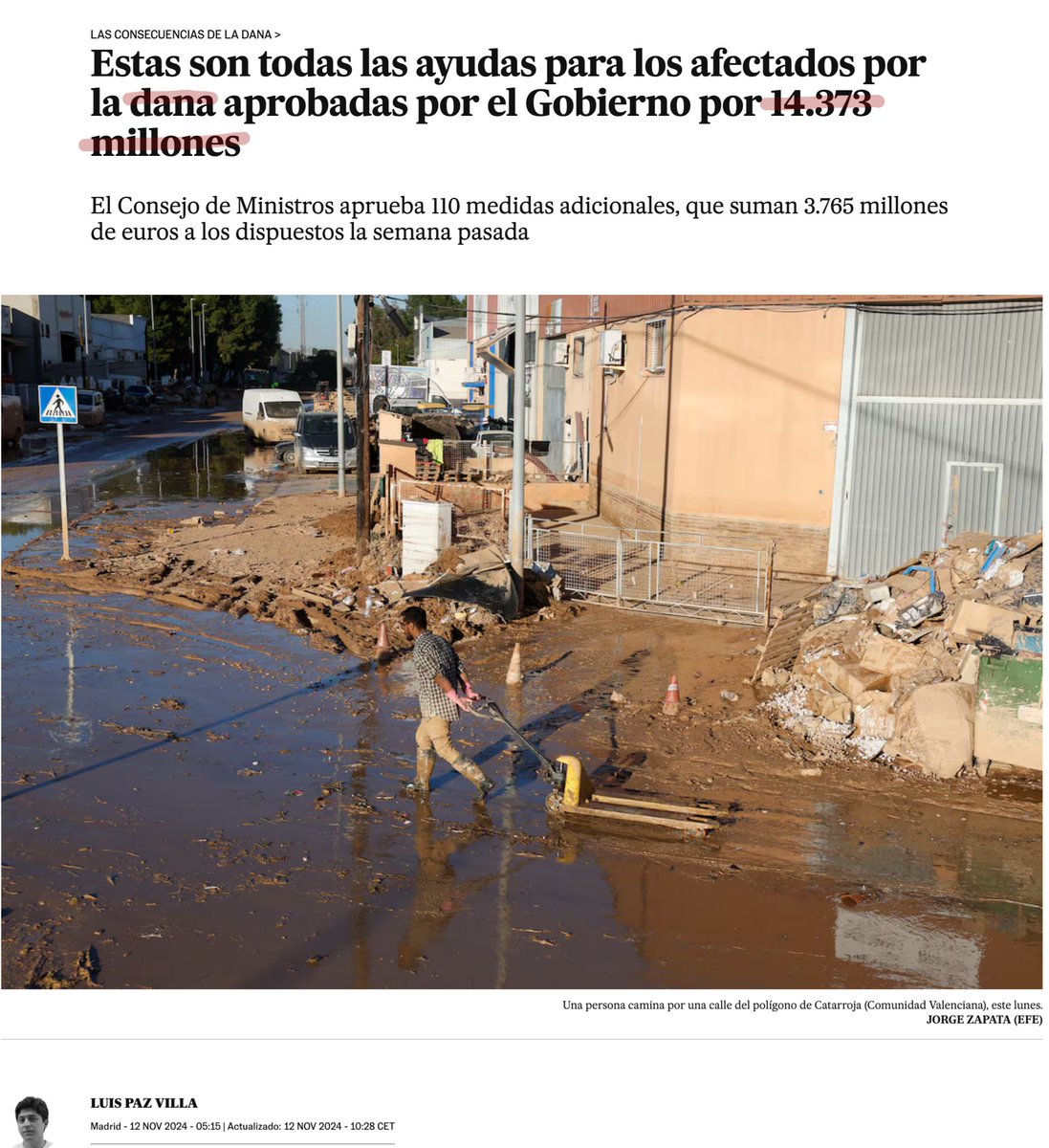 XRBarcelona's tweet photo. Dada brutal: OCDE: #España va destinar 14.000 m. el 2022 a subvencionar les energies fòssils. Amb la #DANA 2024, el govern presumeix d'haver donat o prestat 14.000 m. https://t.co/inI5B3ZuAv #COP29Baku #COP29XRebellion #stopfossilsubsidies https://t.co/4TaAWKazK6