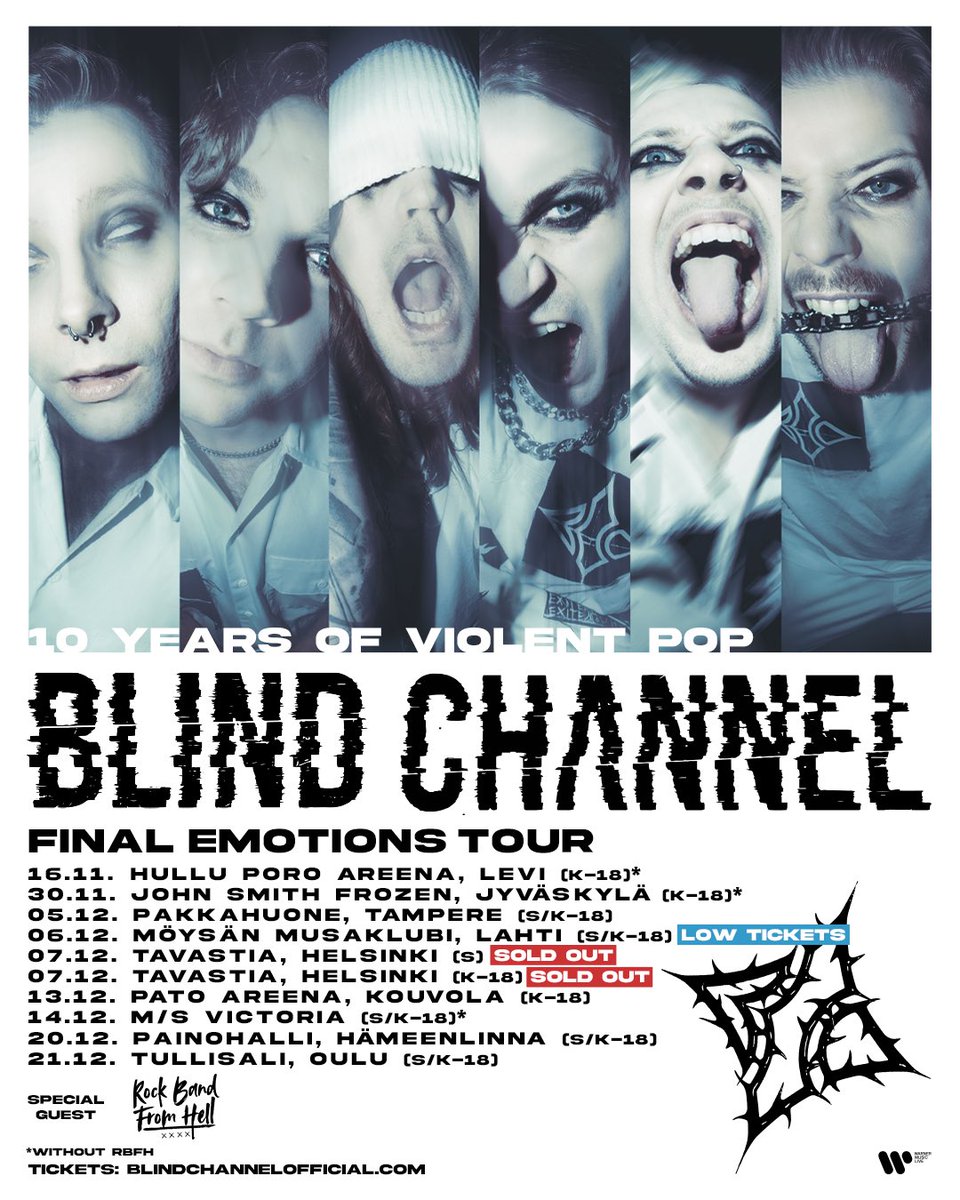 Here we go. 🇫🇮

blindchannelofficial.com 

#BlindChannel #FINALEMOTIONSTOUR #Finland