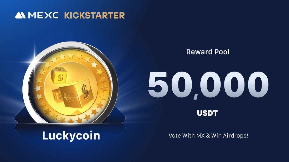 .<a href="/LuckyCoinProj/">Luckycoin 🍀</a> 🍀 , the blockchain that Dogecoin forked in 2013 - returns after 11 years of dormancy! The longest-running memecoin blockchain lives on in 2024! And, it is coming to #MEXCKickstarter 🚀

🗳Vote with $MX to share massive airdrops
📈 $LKY/USDT Trading: 2024-11-15