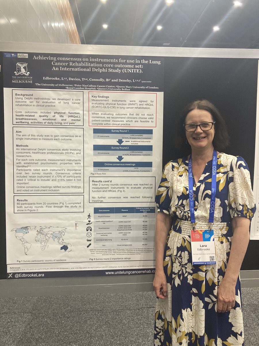 Lara Edbrooke (@laraedbrooke) on Twitter photo What measurement instruments should be used to evaluate #lung #cancer #rehab in clinical practice? International Delphi study involving consumers HCPs & researchers #cosa24 VCA #@LindaDenehy <a href="/bronwenconnolly/">bronwen connolly</a> Tom Davies <a href="/Nasreen_Kaadan/">Nasreen Kaadan 🇵🇸</a> <a href="/GrangerCL/">Professor Catherine Granger</a> <a href="/TommyJohn00/">Prof Tom John</a> What measurement instruments should be used to evaluate #lung #cancer #rehab in clinical practice? International Delphi study involving consumers HCPs & researchers #cosa24 VCA #@LindaDenehy <a href="/bronwenconnolly/">bronwen connolly</a> Tom Davies <a href="/Nasreen_Kaadan/">Nasreen Kaadan 🇵🇸</a> <a href="/GrangerCL/">Professor Catherine Granger</a> <a href="/TommyJohn00/">Prof Tom John</a>