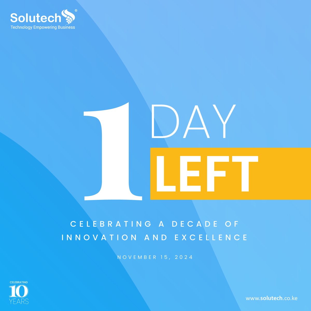 SolutechLimited's tweet photo. Celebrating #ADecadeofInnovationandExcellence
The stage is set and we can't wait to see you!

#Solutechat10 #Innovation #10YearsofService #Celebration #Solutech #SalesAutomation. https://t.co/HjGVchci7f