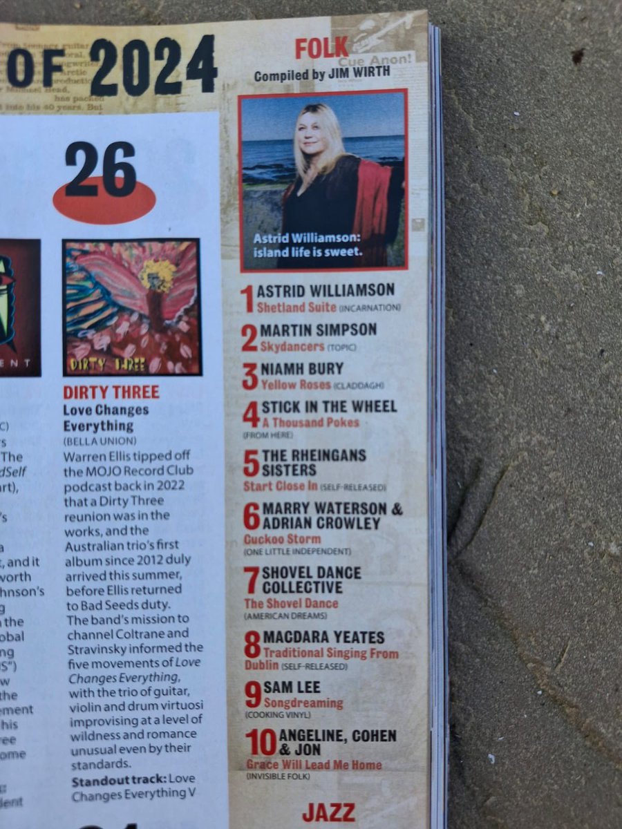 Amazing news… Grace Will Lead Me Home by Angeline, Cohen &amp; Jon made the <a href="/MOJOmagazine/">MOJO Magazine</a> Top 10 Folk Albums of the Year! Congrats to Cohen Braithwaite Kilcoyne, <a href="/only1human/">Jon Bickley</a> &amp; everyone on the list. Thankyou MOJO 🙏🏾🌟