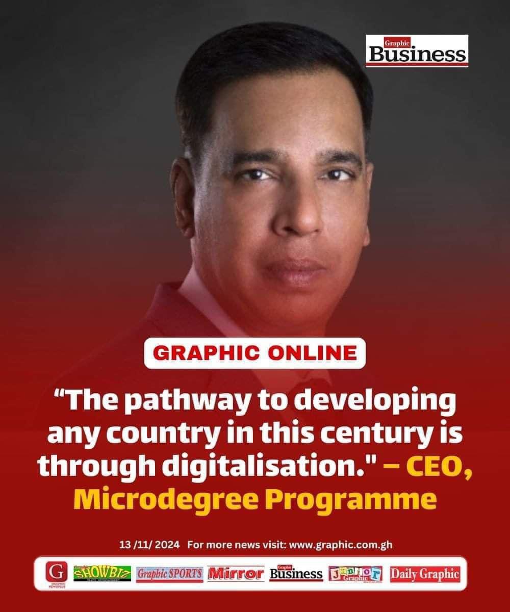 How can you choose 24hourEcomomy over digitalization while digitalization is the way to a successful economy?
Even they (NDC) haven't explained the 24hrEconomy to our understanding. Vote wisely for Dr Bawumia.

Abeiku Santana Nana Aba LeBron