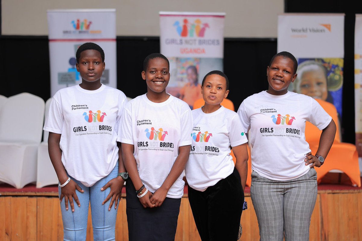 Child marriage hinders education. Let’s work together to protect the rights of girls! #GirlSummitUg #EndChildMarriage <a href="/MEMPROWUganda/">MEMPROW</a> <a href="/KalekeKasome/">Kaleke Kasome</a> <a href="/cedouganda/">CEDO Uganda</a> <a href="/brac_uganda/">BRAC Uganda</a> @sabinyistti1 <a href="/Ashwauganda/">ASHWA 🇺🇬</a> <a href="/Sorotigirlsrig2/">Soroti Girls Right Initiative</a> <a href="/AsanteAfrica/">Asante Africa Foundation</a> <a href="/GirlChampAwards/">Girl Champion Awards</a>