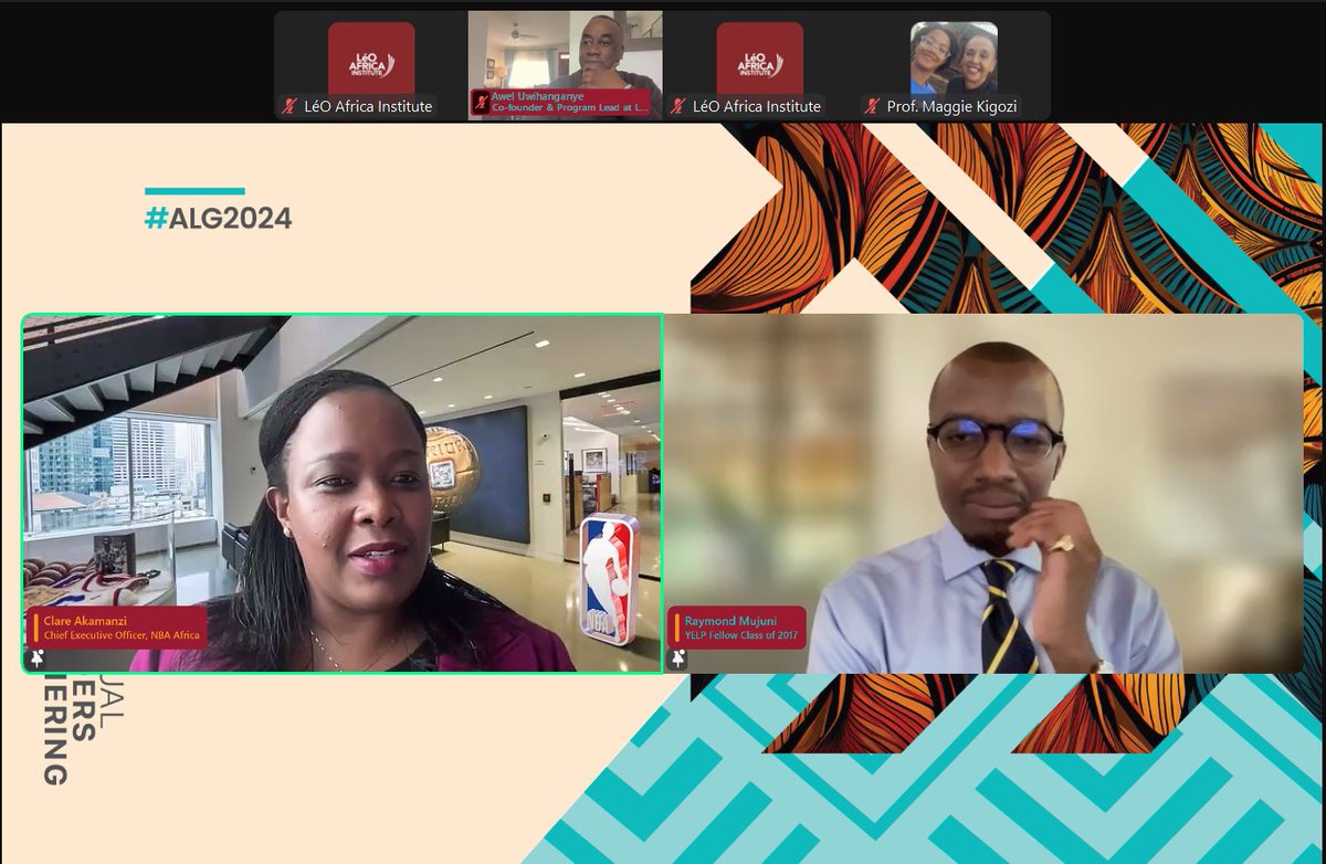 LéO Africa Institute (@leoafricainst) on Twitter photo #ALG2024 #Remarks
"As a young person... being able to be the first to raise your hand, being the first to show up, being available to try out things, will get you rewarded. For the leaders, I encourage you to take risks with young people. Give them opportunities." <a href="/cakamanzi/">Clare Akamanzi</a> #ALG2024 #Remarks
"As a young person... being able to be the first to raise your hand, being the first to show up, being available to try out things, will get you rewarded. For the leaders, I encourage you to take risks with young people. Give them opportunities." <a href="/cakamanzi/">Clare Akamanzi</a>