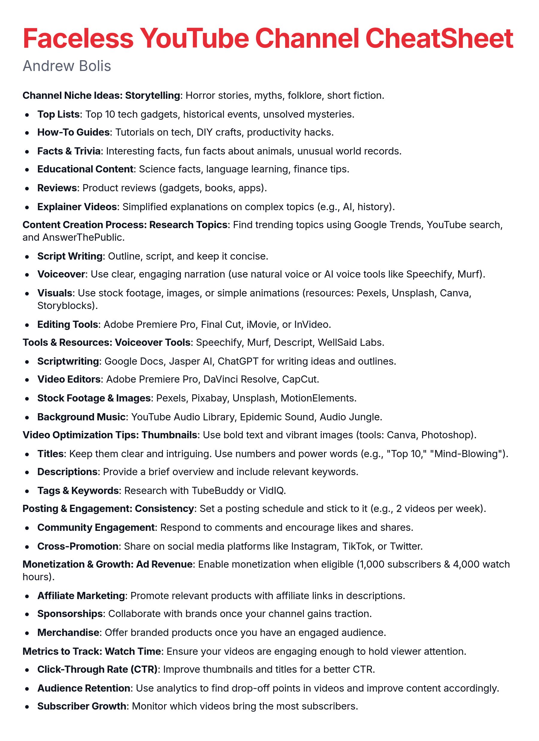 Image 50 The Health Fitness Niche Faceless YouTube Channel