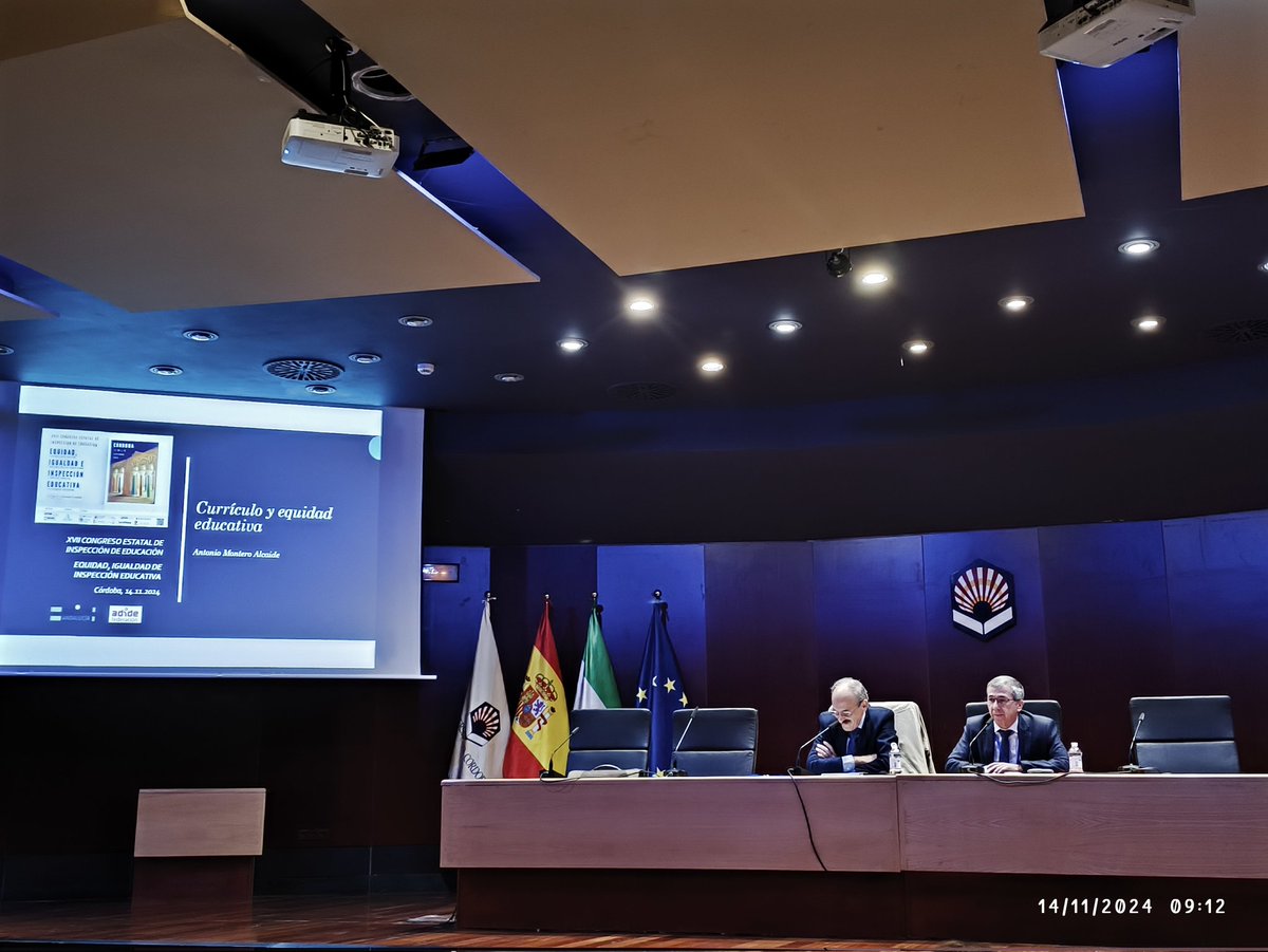 ADIDEPV's tweet photo. Comenzamos la segunda jornada del XVII congreso sobre equidad, igualdad e inspección educativa. Interesantes ponencias que nos permiten ahondar en las mejoras que todavia faltan por implementar para que la equidad sea una realidad. @antoniomontero @adidecanarias @AdideFederacion https://t.co/j18eEpx0T5