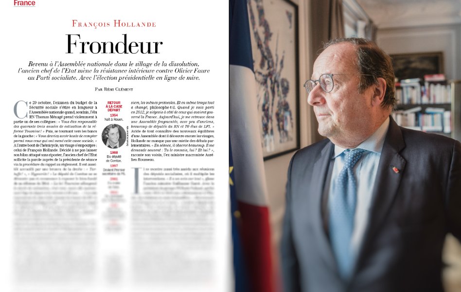 "Ce n'est pas Monte Cristo", jurent ses proches qui le disent étranger à toute rancune, jusqu'à continuer de voir les journalistes du Monde Davet et Lhomme. Mais l'ex-président a remis les mains dans le cambouis de la machine socialiste. "Frondeur", notre portrait de <a href="/fhollande/">François Hollande</a>.