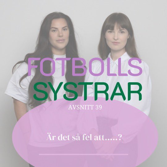 Fotbollssystrar tweet media