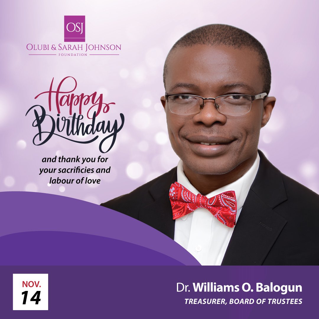 Olubi & Sarah Johnson Foundation tweet media