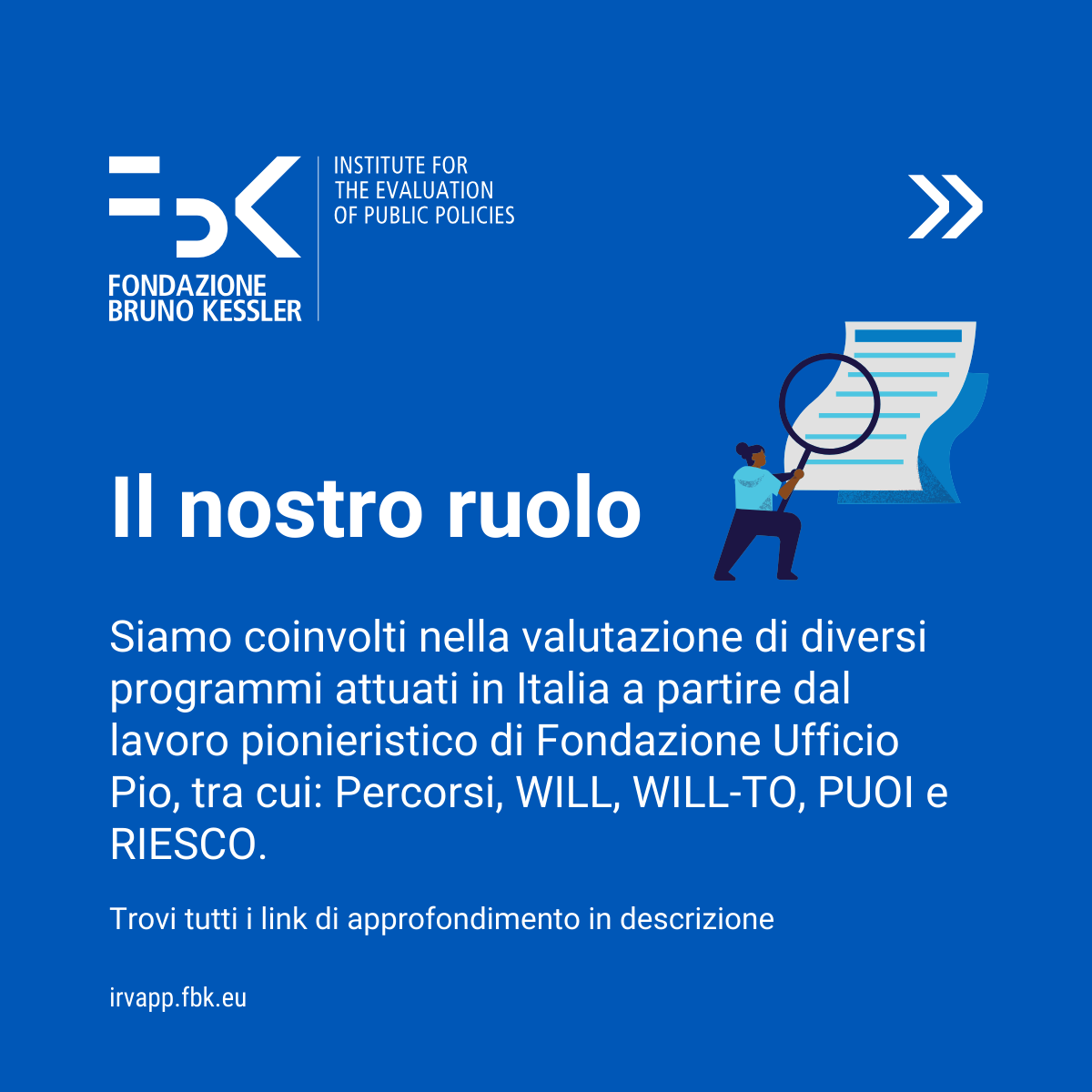 FBK-IRVAPP (@fbkirvapp) on Twitter photo 📅 Novembre è il mese dell'#educazionefinanziaria: un'occasione per scoprire i programmi di educazione al risparmio. Abbiamo valutato diversi progetti attuati in Italia a partire dal lavoro di #FondazioneUfficioPio
🔗irvapp.fbk.eu/projects/categ…
🔗senato.it/4746?dossier=3…
<a href="/FBK_research/">Fondazione Bruno Kessler - FBK</a> 📅 Novembre è il mese dell'#educazionefinanziaria: un'occasione per scoprire i programmi di educazione al risparmio. Abbiamo valutato diversi progetti attuati in Italia a partire dal lavoro di #FondazioneUfficioPio
🔗irvapp.fbk.eu/projects/categ…
🔗senato.it/4746?dossier=3…
<a href="/FBK_research/">Fondazione Bruno Kessler - FBK</a>