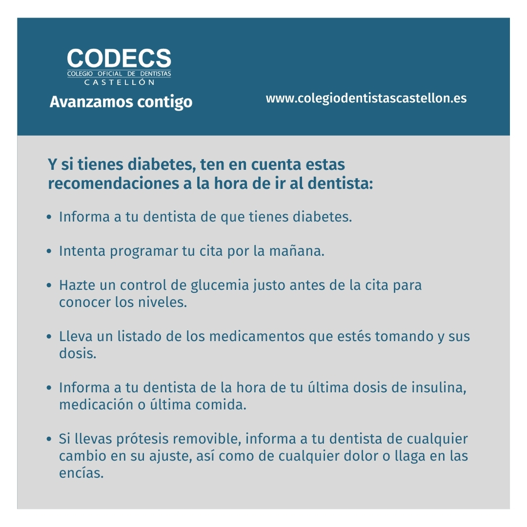 codecs_'s tweet image. Día Mundial de la Diabetes

Una mala salud oral puede afectar al control de tu diabetes, y al mismo tiempo la diabetes, si no está controlada, puede aumentar el riesgo de desarrollar ciertas afecciones bucodentales ...
👉🏻cutt.ly/ReJjtQLd