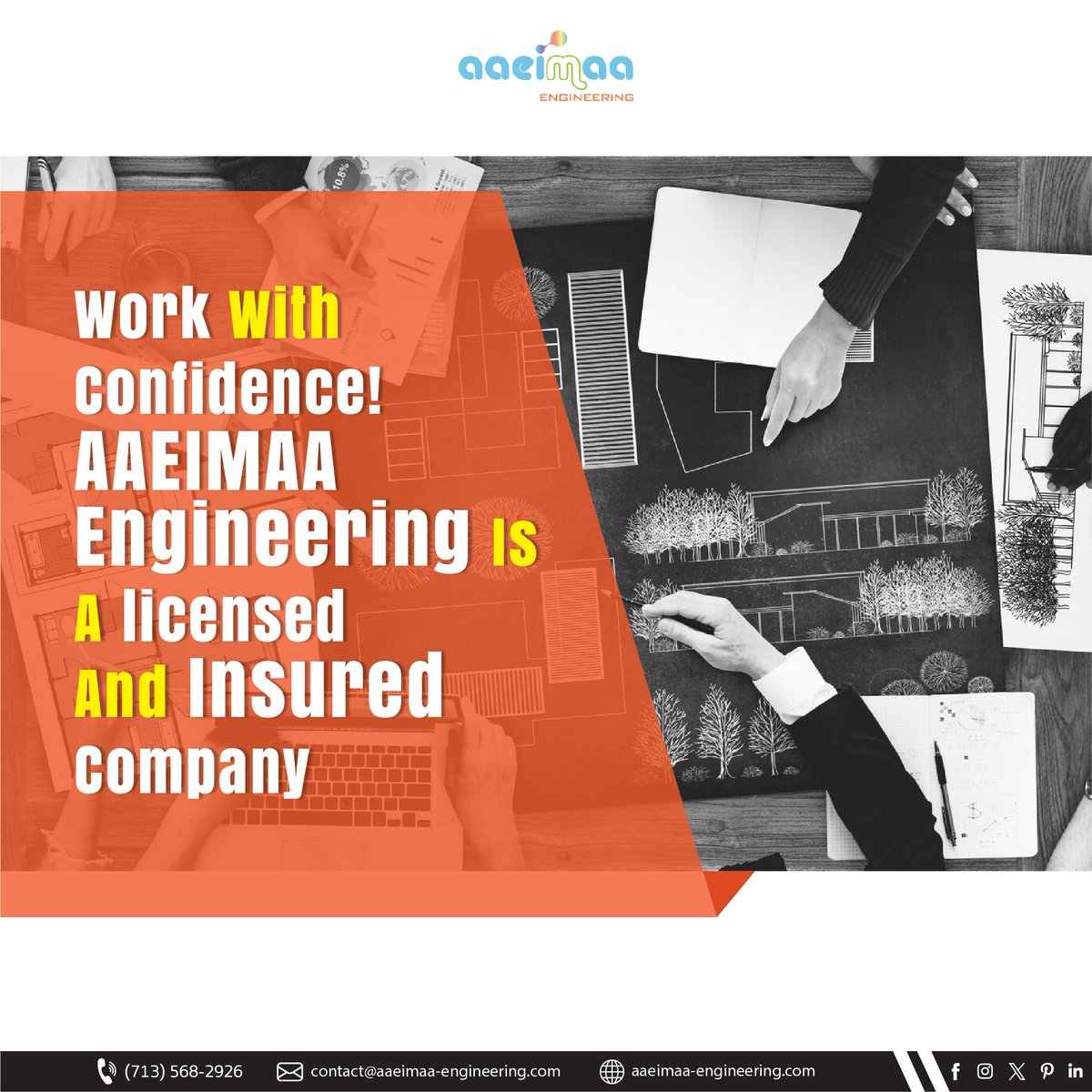 AAEIMAAEngr's tweet photo. Don't just take our word for it. Clients trust AAEIMAA Engineering because we're a licensed and insured Texas company. Experience the peace of mind that comes with working with a reliable partner.

#Security #ReliablePartner #Engineering #Drafting #Insurance #AAEIMAAEngineering https://t.co/904xGrqJeJ