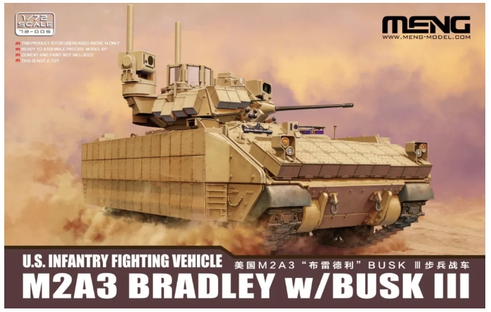 GE_netshopping's tweet photo. NEWS!
モンモデル
1/72 M2A3  BUSK III  72-005
12月発売予定！

#MENGMODEL #モンモデル #米軍 #M2A3 #プラモデルキット #ウクライナ #72スケール #戦闘車輌 #模型 #プラモデル #模型店 #板橋区 #板橋pay #hobbyshop #hobby https://t.co/mOZxK7LEOb