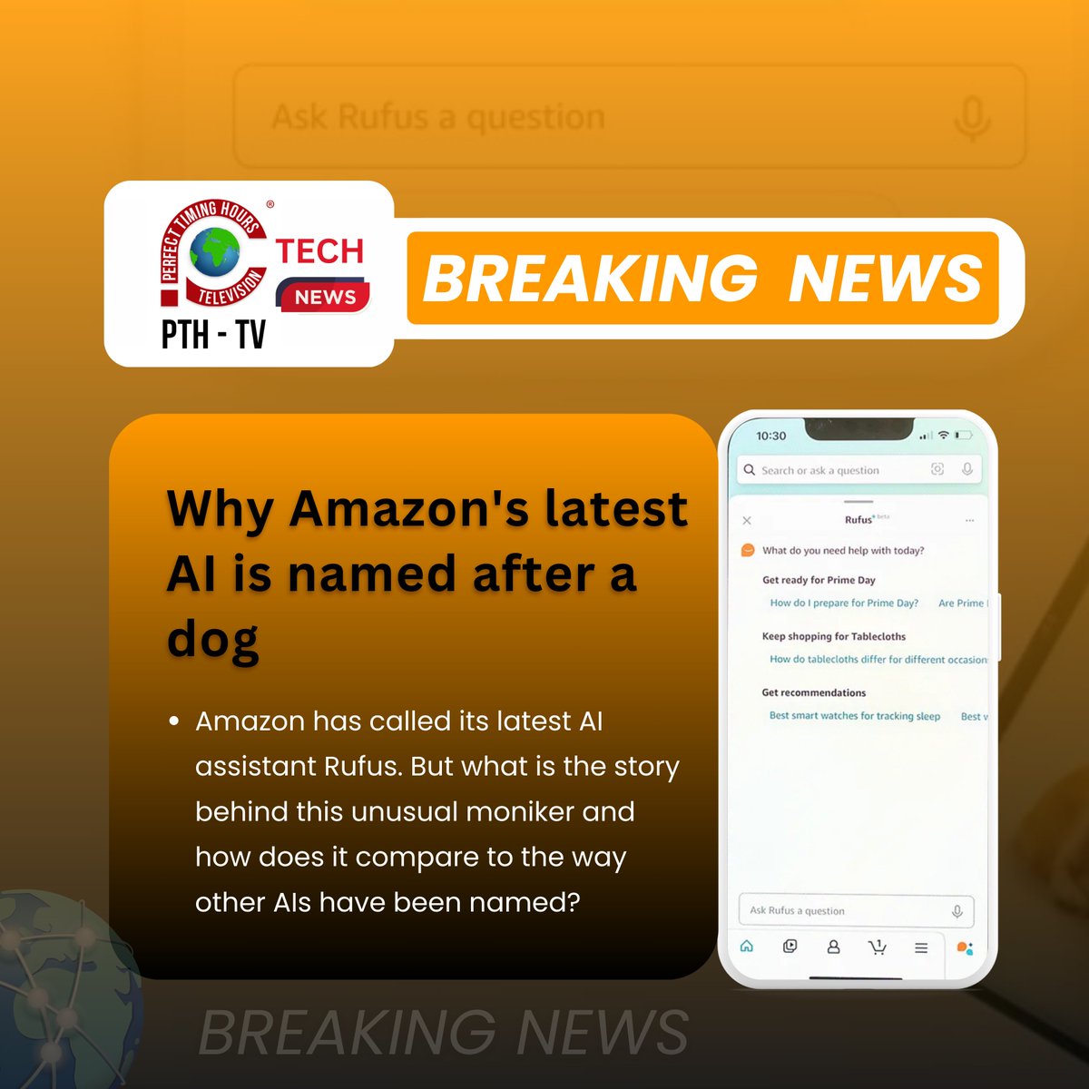 pthtvglobal's tweet image. Why Amazon&apos;s latest AI is named after a dog

Read here:
bbc.com/future/article…

#PerfectTimingHolding #PerfectTimingTechnologies #AmazonAI #AIInnovation #TechNaming #AIAssistants #AIandPets #TechTrivia