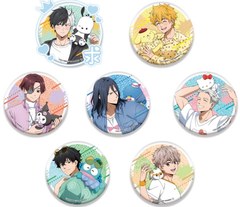 【交換】ウィンブレ WIND BREAKER
サンリオ グリッター缶バッジ

譲)桜以外(各4)

求)桜

⭐︎4BOX予約済み
⭐︎郵送のみ