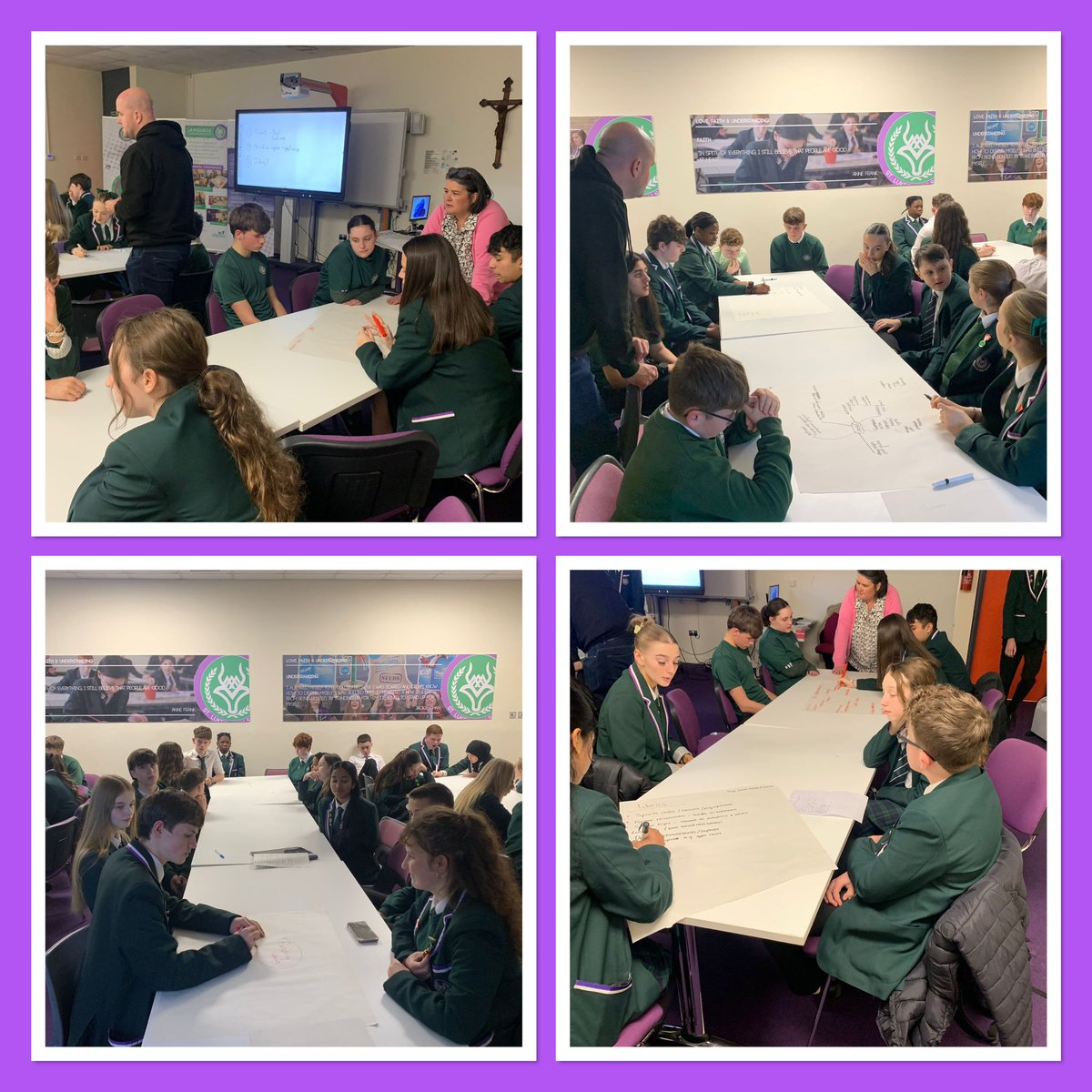 MrsKaren_H's tweet image. Thank you to Hilary and the team from @BarrheadHousing who worked with the @StLukesHigh Pupil Forum this week on Participatory Budgeting.  Great participation from the young people and a lot of ideas generated! #proudDHT 🌟