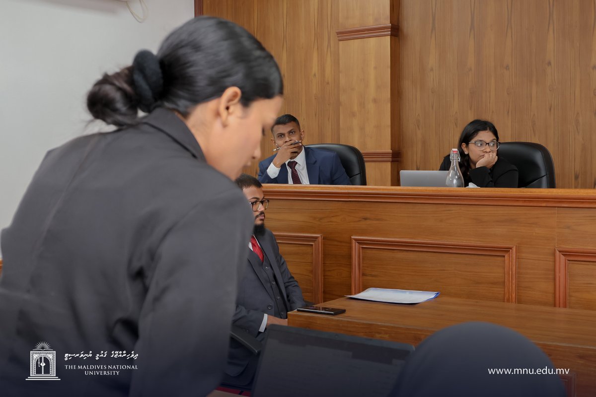 ctlstrategies's tweet photo. Our Associate Nazaha Nasheed had the pleasure of serving as a judge for the Civil & Criminal Procedure Moot Assessment at the MNU Moot Court on 7th November 2024. We’re proud to support the growth of aspiring legal professionals. Thank you, @MNUedu  for this opportunity! 

Photo: MNU