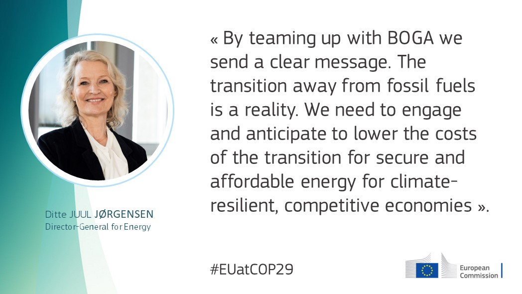 The 🇪🇺 Commission and the Beyond Oil and Gas Alliance have announced a new partnership to accelerate the #EnergyTransition away from fossil fuels.

More details 👉 europa.eu/!BPNpYY

#EUatCOP29