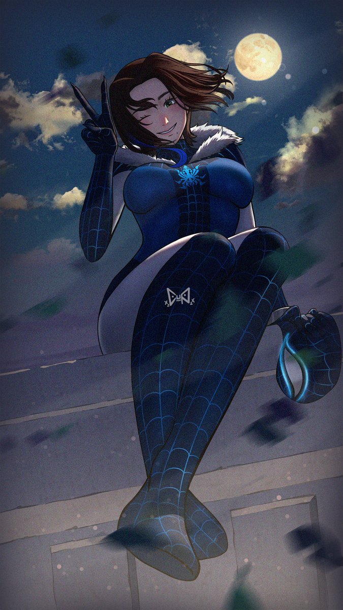 Spidersona Azure spider
Owner : MarcellaYouko from toyhouse
#SpiderSona #artmoots