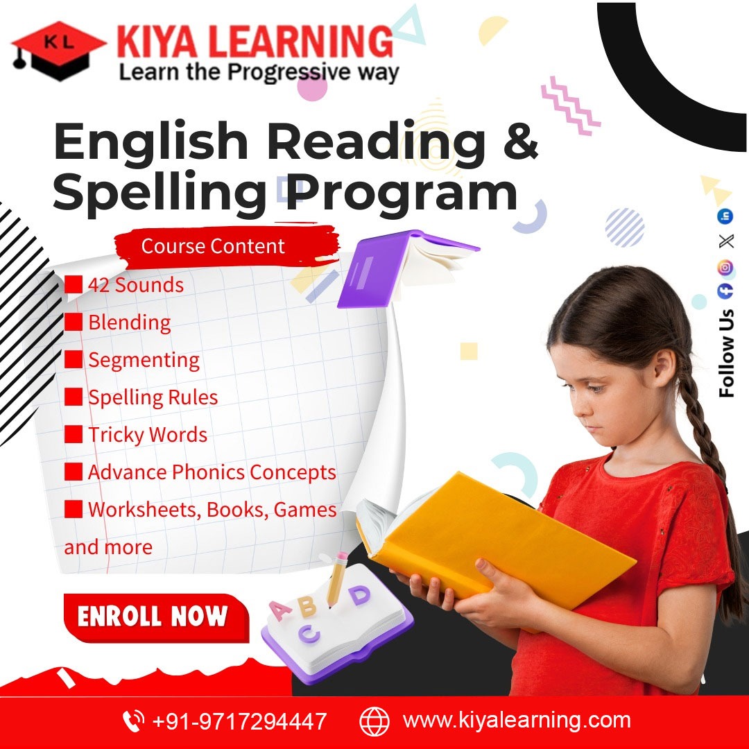 kiya_learning's tweet image. "Open the control of words! 📝✨ Connect our English perusing and spelling program
#EnglishLearning #ReadingProgram #SpellingSkills #LanguageMastery #LearnEnglish #Education #Literacy #EnglishSkills #ReadingAndSpelling #LanguageJourney #FunLearning #EducationalProgram