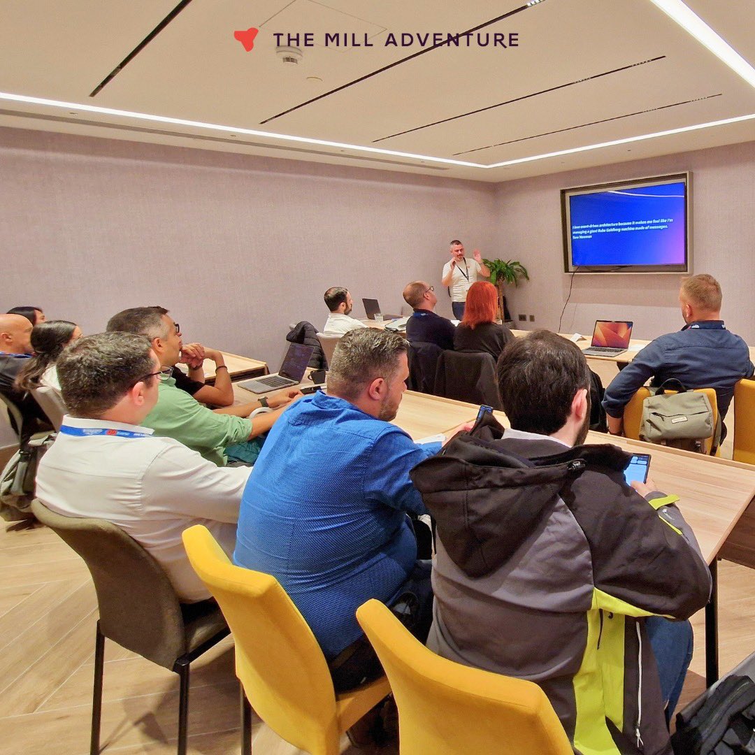 MillAdventure's tweet photo. Highlights from the first-ever AWS Community Day in Malta 🚀 Thanks to everyone who joined our sessions! Here’s our Chief Architect and CTO showcasing the power of our iGaming platform and sharing their expertise and experience with cutting-edge cloud solutions. #CloudComputing https://t.co/DItPWTNn46