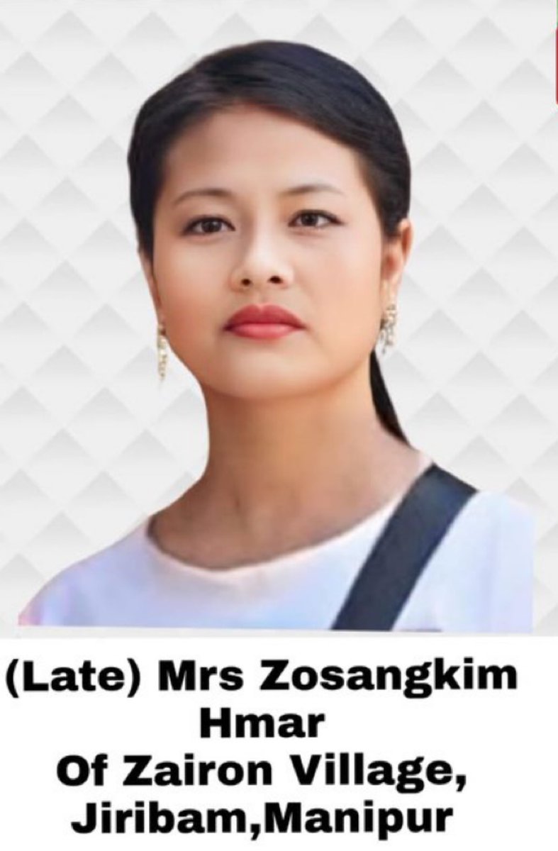 Who killed Mrs Zosangkim of Zairon Hmar Village, Jiribam? This incident deserves a thorough investigation. 

Reportedly the Hmar villagers of Zairon had a peaceful relationship with the Meiteis, the Chin-Kuki militants didn’t want this. Few days before the incident, these