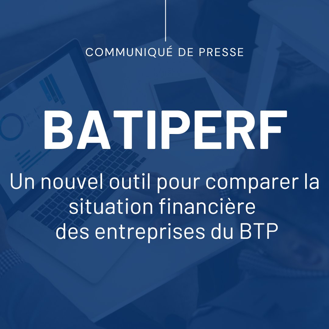 🚨[COMMUNIQUÉ] BatiPerf : un nouvel outil pour comparer la situation financière des entreprises du BTP.
La FFB et <a href="/BTPBanque/">BTP Banque</a> lancent #BatiPerf pour aider les entreprises du #BTP adhérentes à la FFB, à évaluer leur santé financière ! 📉 
🗨️ « Dans un contexte de crise des marchés