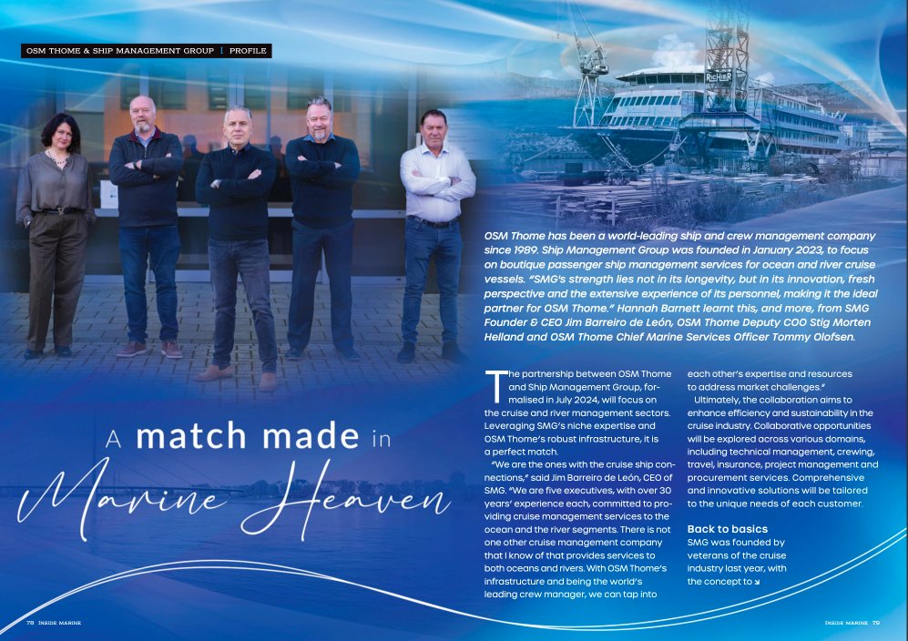 JunmaServices's tweet image. Junma Services congratulates OSM Thome and Ship Management Group on your successful partnership. May this venture bring greater joy and a prosperous journey. We are honored to be part of your solutions provider. Thank You! #OSMThome #ShipManagementGroup #JunmaServices