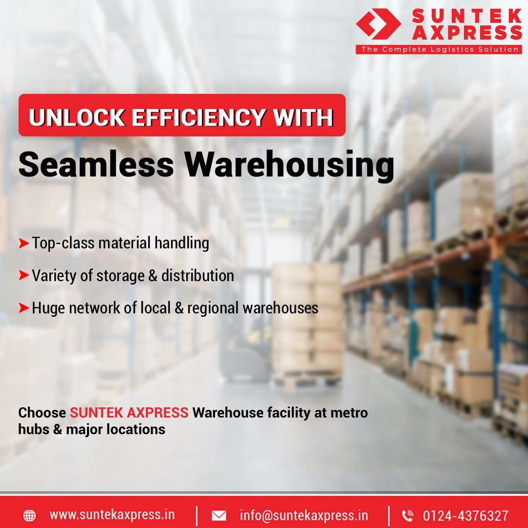 Suntek_Axpress's tweet image. Streamline your supply chain with our top-class warehousing services. Unlock efficiency with Suntek Axpress.
#suntekaxpress #warehousing #logisticsolution
