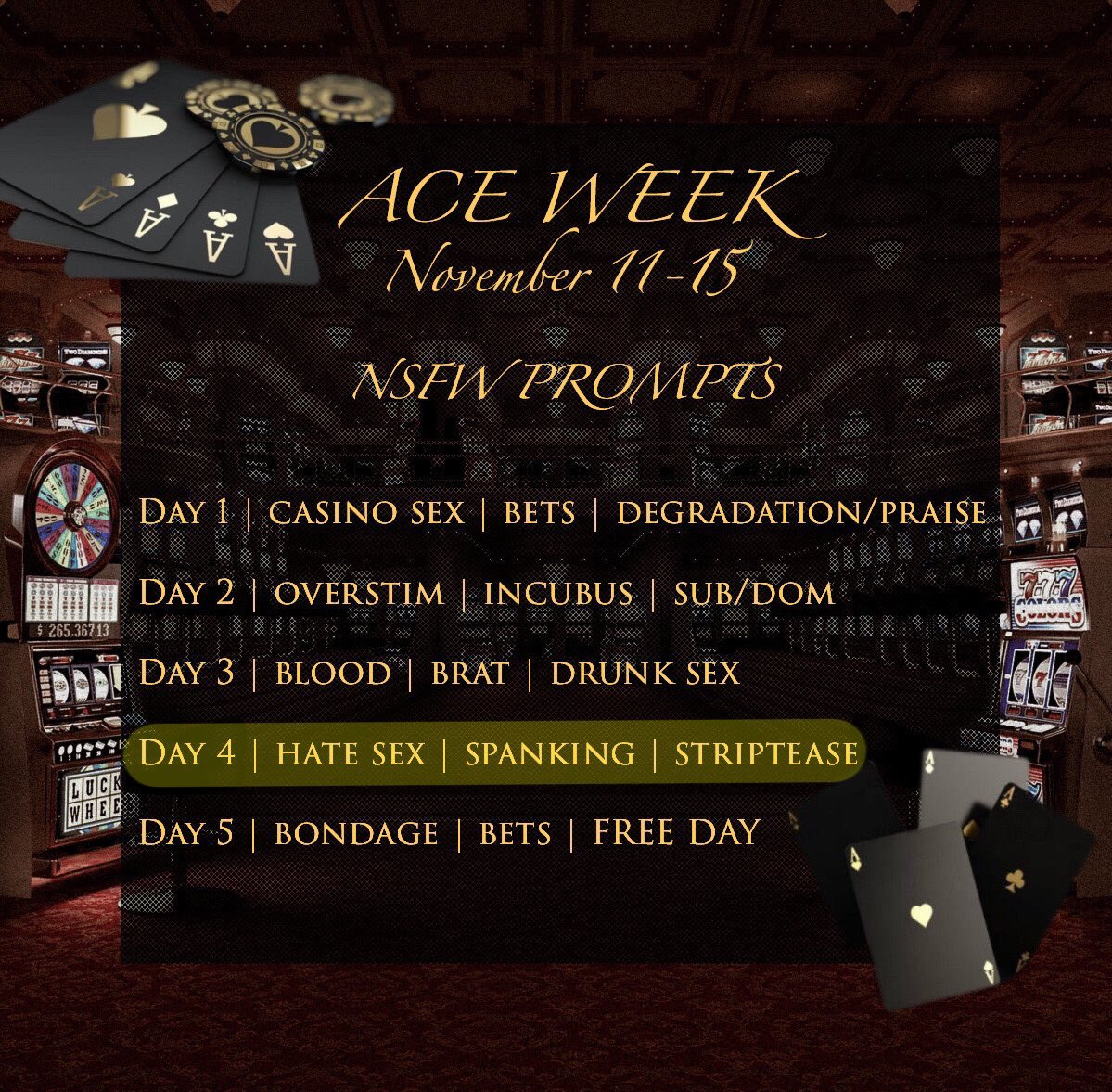 ♤《 ACE WEEK DAY FOUR 》♤

#acebsd #ace #bsd #acebsdweek
