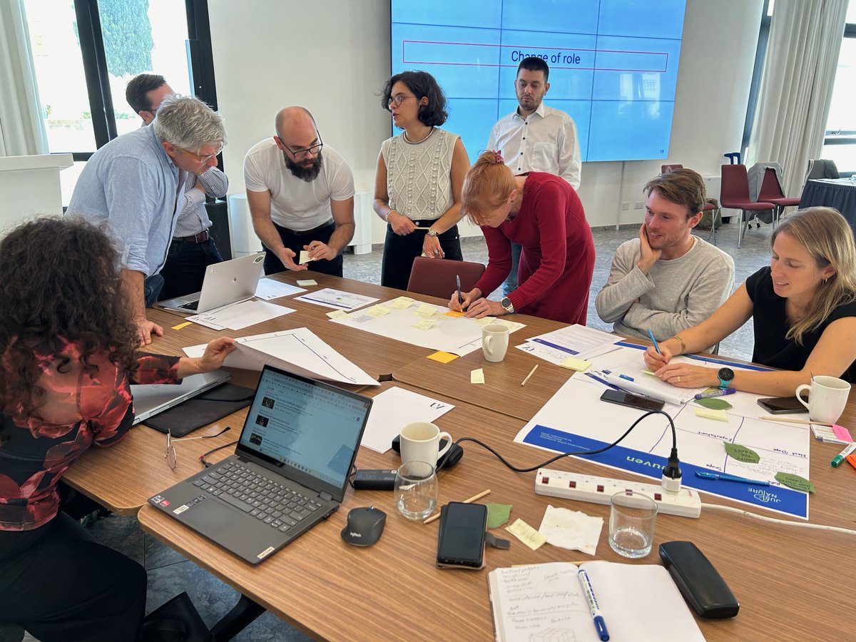 This Tuesday in Gzira 🇲🇹, our partners took part in the 4th Collaborative CiPeL Workshop.
💡 The focus of the sessions was the project's entrepreneurial activation process. 
🍃 We explored the private sector's role in #NbS activation through group work and collective discussions.