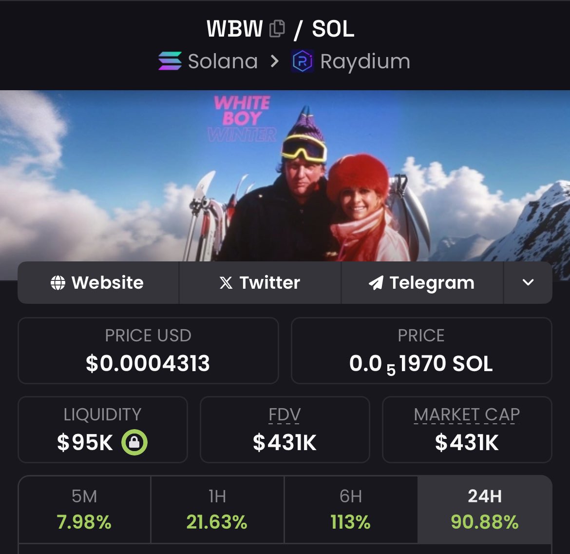 GO AND GRAB YOURSELF SOME $WBW TO GET READY FOR THÉ WINTER SEASON