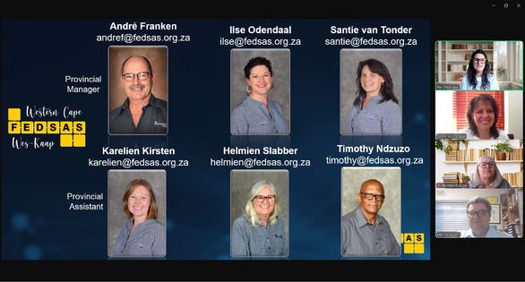 fedsas1's tweet photo. FEDSAS & SAOU Nasionaal / National (Wes-Kaap) het 'n webinaar aangebied oor die resolusie en beginsels van botalligheid.
#FEDSAS #weskaap en Morne Janson #SAOU provinsiale sekretaris. https://t.co/jQh8FSa6Uq