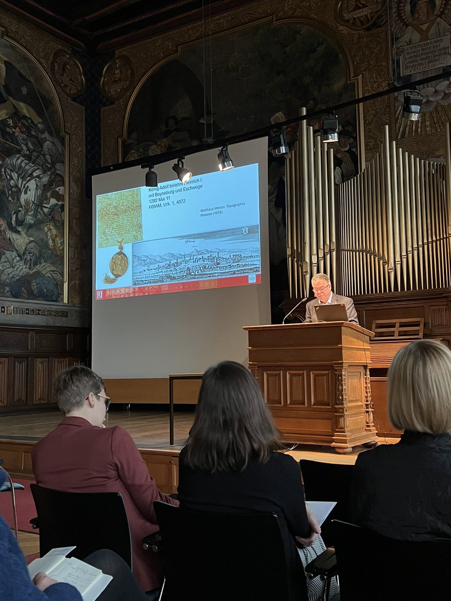 Die Tagung zum Saalbau des Marburger Landgrafenschlosses beginnt mit Steffen Krieb und Historischem <a href="/Uni_MR/">Philipps-Universität</a>