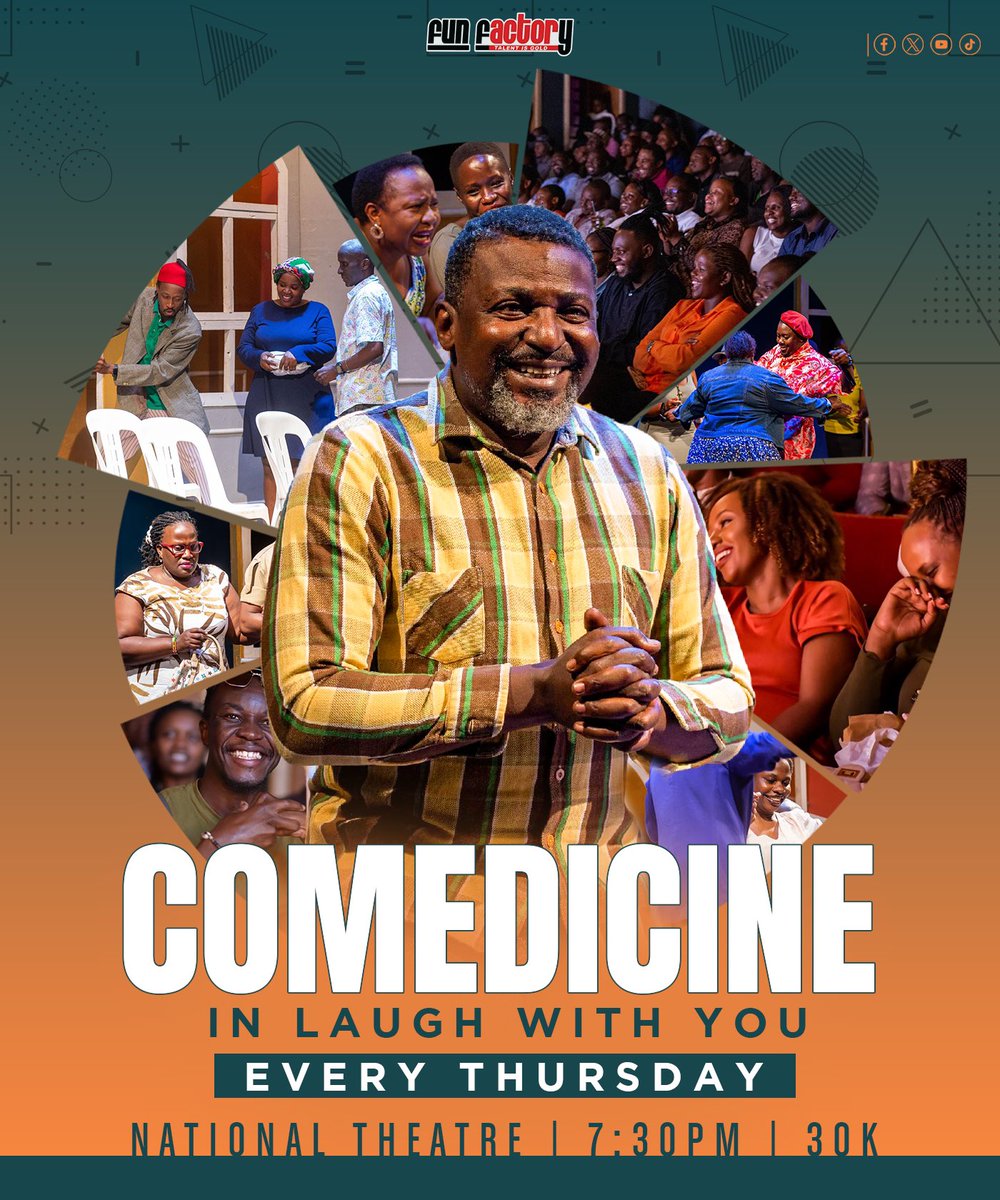 iKuddzu's tweet photo. Tonight we converge again to make laugh right into the second half of the second-last month of 2024.
#Comedicine
#MakingLaughToYou
Fun Factory Uganda https://t.co/KUQ9YqvroP