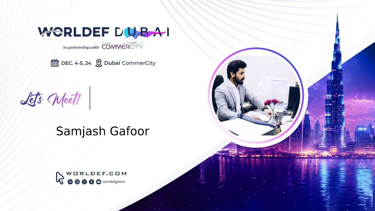 Let's Meet
#worldef #Dubai