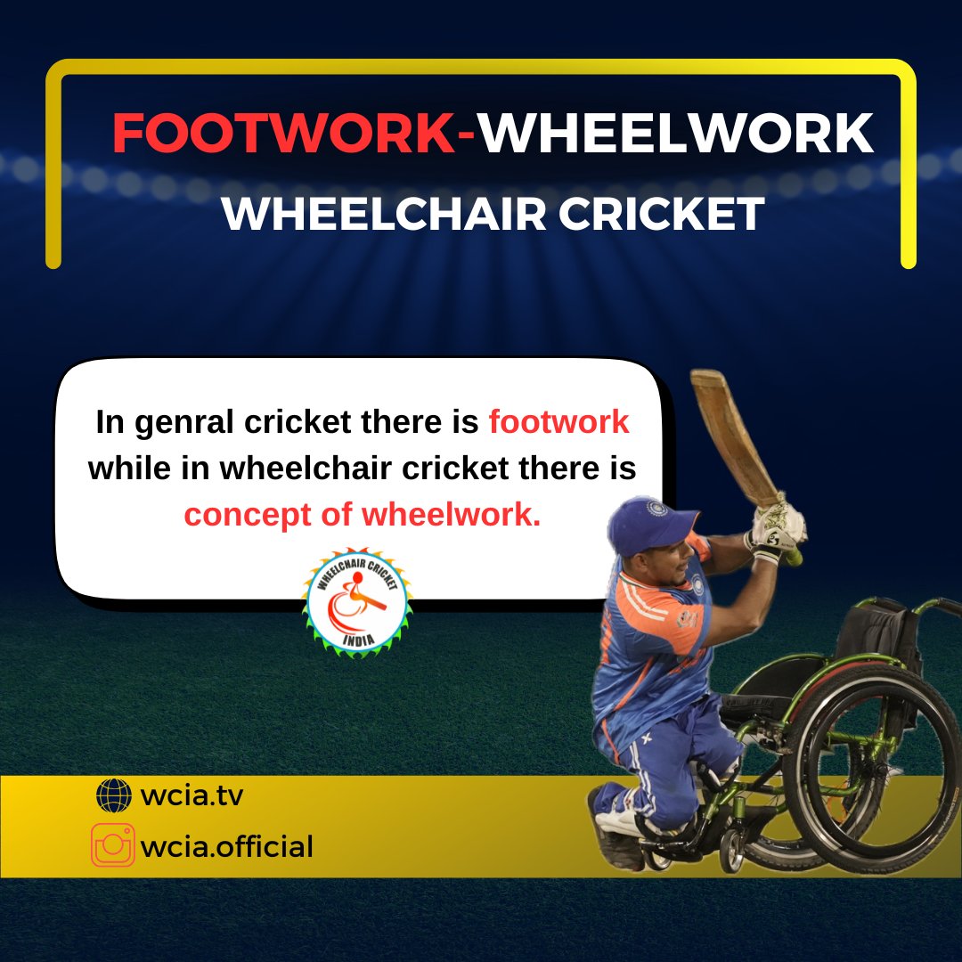 wcia_official's tweet photo. #Wheelwork over footwork! In #wheelchaircricket, every spin and turn is a strategic move. Our players showcase resilience, skill, and agility with each push on the wheels. It’s more than a game; it’s cricket with a difference!
@dcciofficial @imRaviKChauhan
@JayShah @sqnldrabhai https://t.co/0rwP3Oe27A