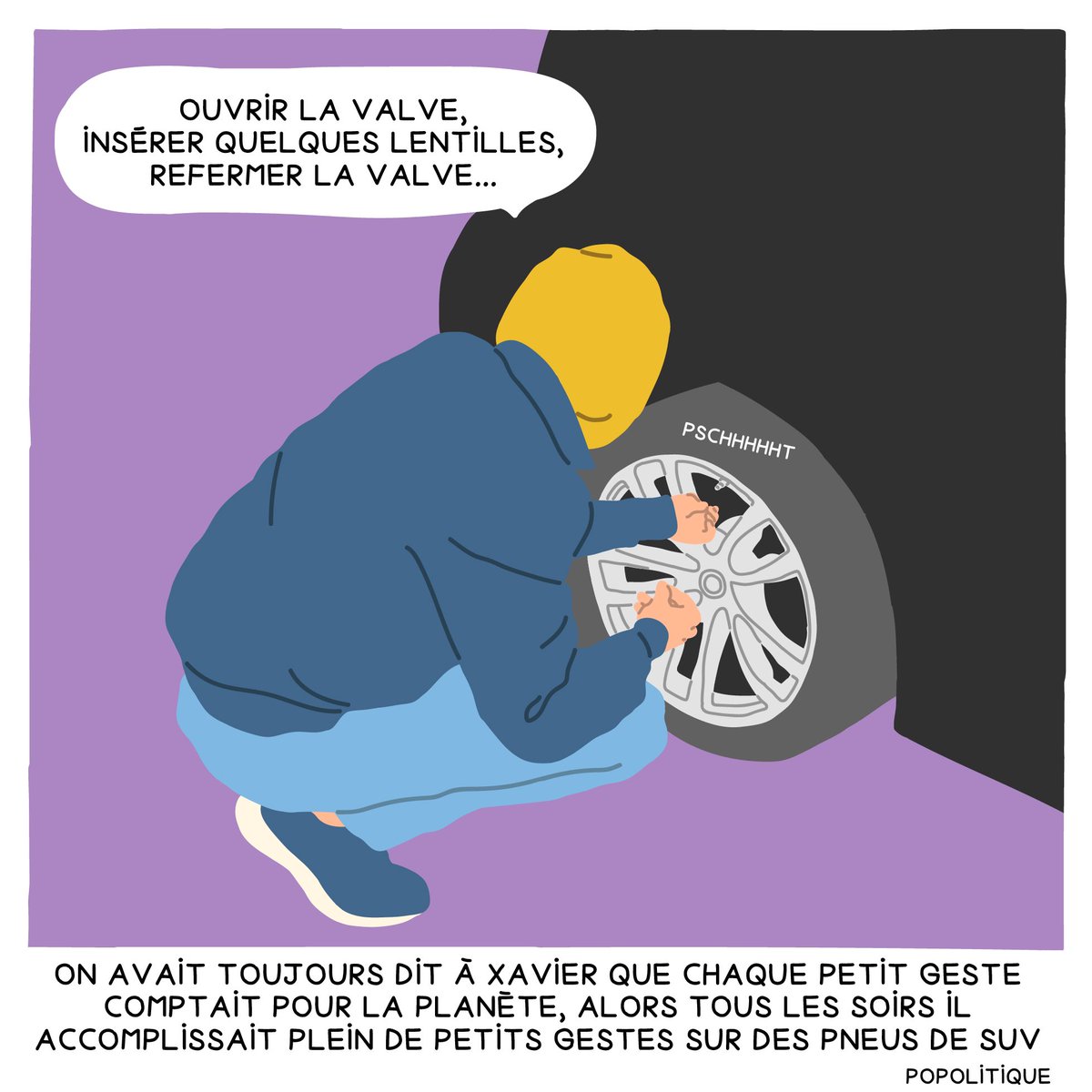 Quel est votre petit geste à vous ?

Pour soutenir des strips toujours plus éco-citoyens : ko-fi.com/popolitique