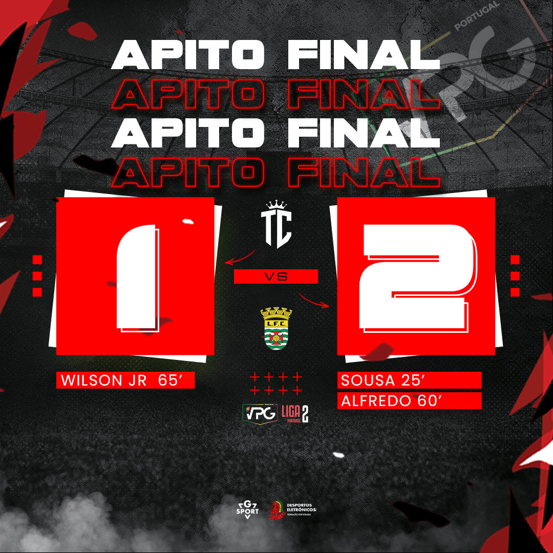 TCProClubs's tweet photo. Infelizmente não conseguimos os 3 pontos neste que foi a jornada 10 para VPG Portugal Liga 2 @VPGLigaPortugal 

@TCProClubs 1 - 2 @LecaFCEsports 

GG👏

Não é como começa mas sim como acaba!

#tugaclan https://t.co/EQVJKEyjQz