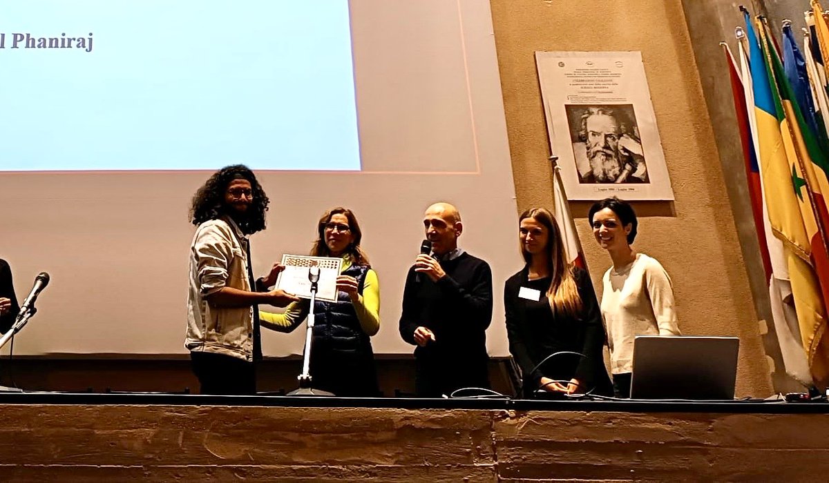 Evolutionary Cognition Group (@evocoggroup) on Twitter photo Big congratulations👏🏽 <a href="/NikhilPhaniraj/">Nikhil Phaniraj</a> for winning the best oral presentation at the Ettore Majorana International School of Ethology this week! 🥳 Big congratulations👏🏽 <a href="/NikhilPhaniraj/">Nikhil Phaniraj</a> for winning the best oral presentation at the Ettore Majorana International School of Ethology this week! 🥳