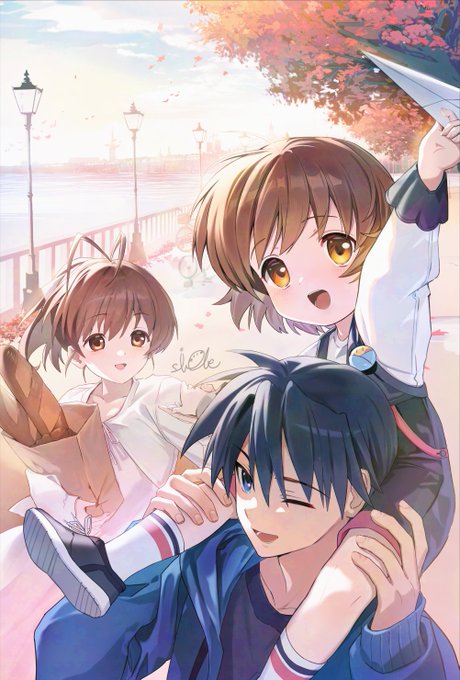 古河渚 「秋のお散歩#CLANNAD 」|sioLeのイラスト