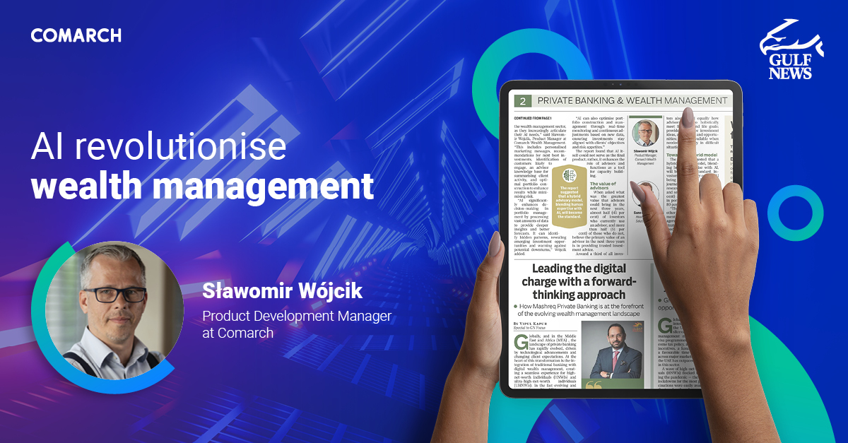 Gulf News on the changing world of wealth management in the Middle East.
One key topic: AI and its impact. How will AI help advisors bring more value to their clients? Where can wealth managers find the biggest opportunities in this tech revolution?
lnkd.in/d4JEeaEn
