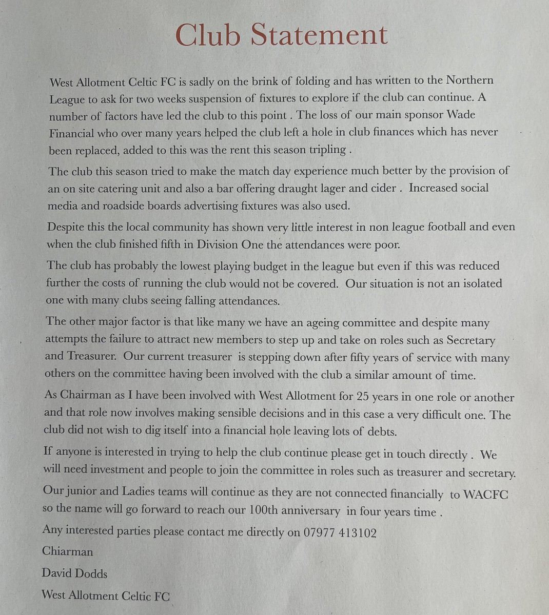 West Allotment Celtic FC (@wacfc) on Twitter photo 