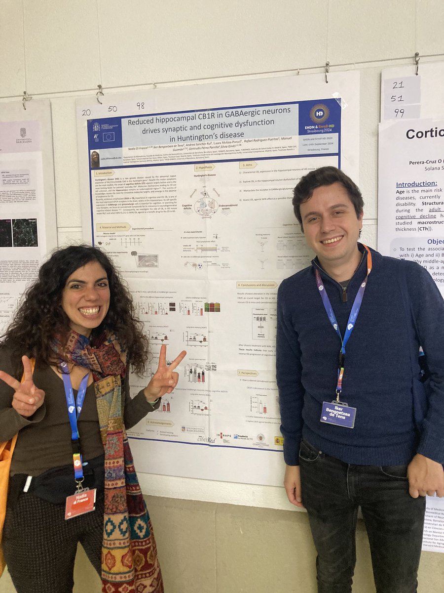 GuerreroLab's tweet photo. Carolin and Iker showcasing their work at #MultiBrainII @UBneuroscience https://t.co/szbHW42pUs