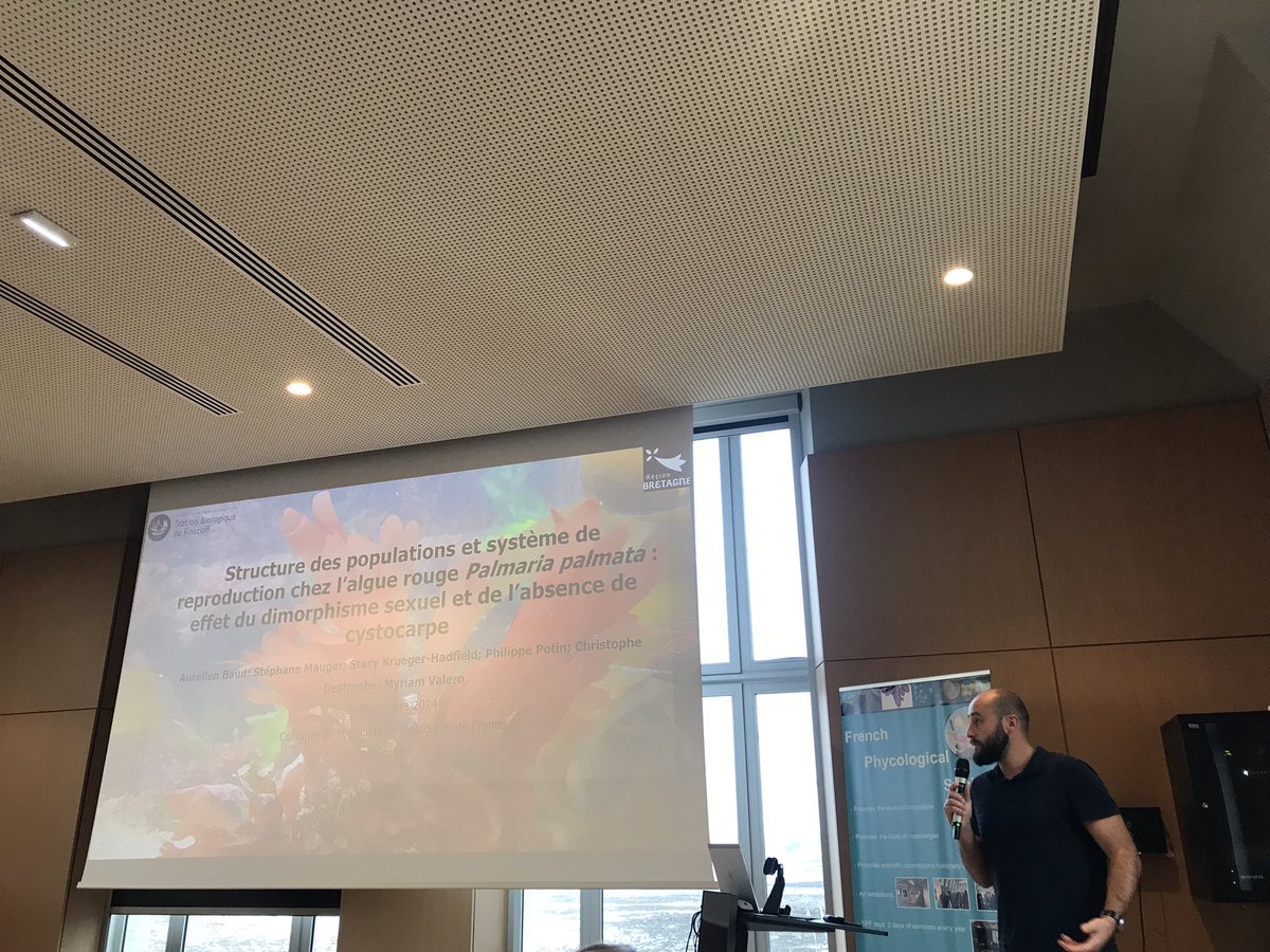 Aurélien Baud nous présente ses travaux de thèse sur la reproduction de Palmaria palmata #JSPF2024 <a href="/SBRoscoff/">Station Biologique de Roscoff</a>