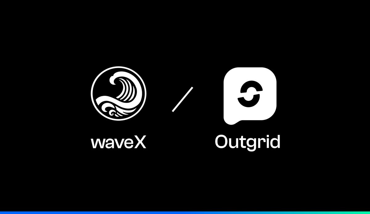 OutgridApp's tweet photo. Outgrid teams up with @waveX_fi! Ready to surf the next big wave in DeFi? 🌊 We're thrilled to embark on this journey together. Stay tuned 🐇✨ https://t.co/1B1hT1ifhl