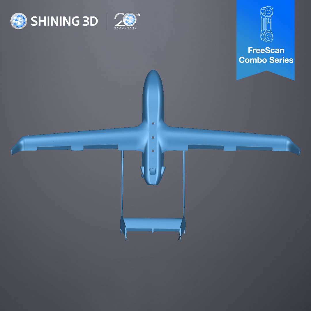 Shining3D's tweet image. The FreeScan Combo+ provides a perfect blend of flexibility and precision for scanning these intricate parts, enhancing UAV design and testing. 
🔗View the detailed scan here!
hubs.ly/Q02VYMQy0

 #Metrology #FreeScanCombo+ #UAV #3DScanning #PrecisionEngineering #Aerospace