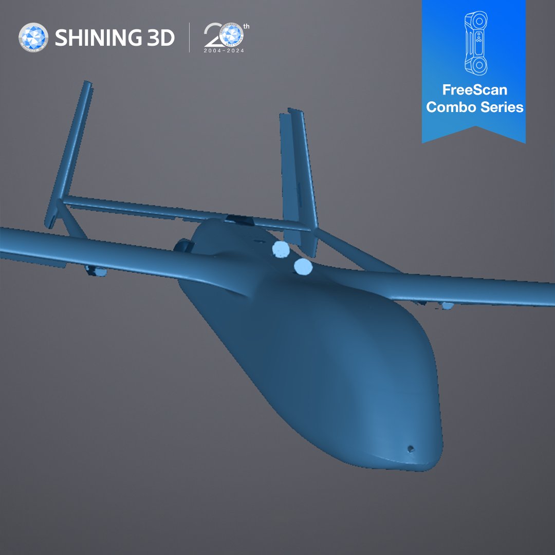 Shining3D's tweet image. The FreeScan Combo+ provides a perfect blend of flexibility and precision for scanning these intricate parts, enhancing UAV design and testing. 
🔗View the detailed scan here!
hubs.ly/Q02VYMQy0

 #Metrology #FreeScanCombo+ #UAV #3DScanning #PrecisionEngineering #Aerospace